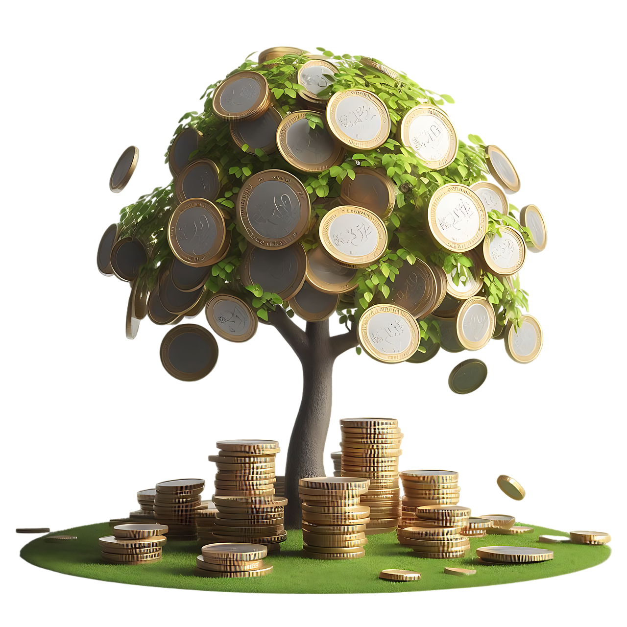 Tree with Gold Coins